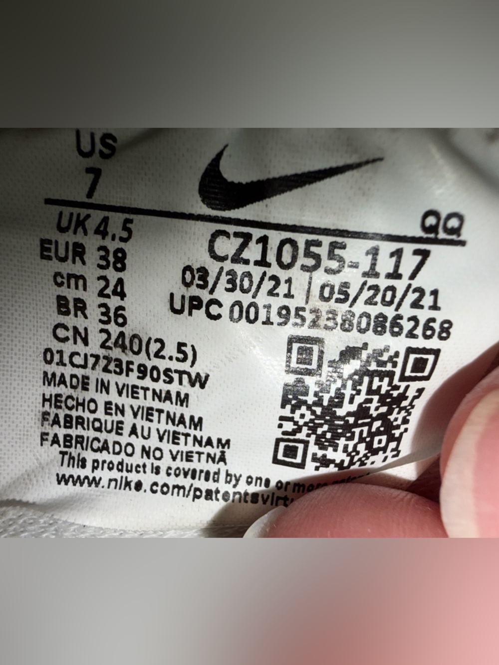 Nike Women’s Blazer Mid Vintage White High-Top Sneakers - Picture 13 of 13